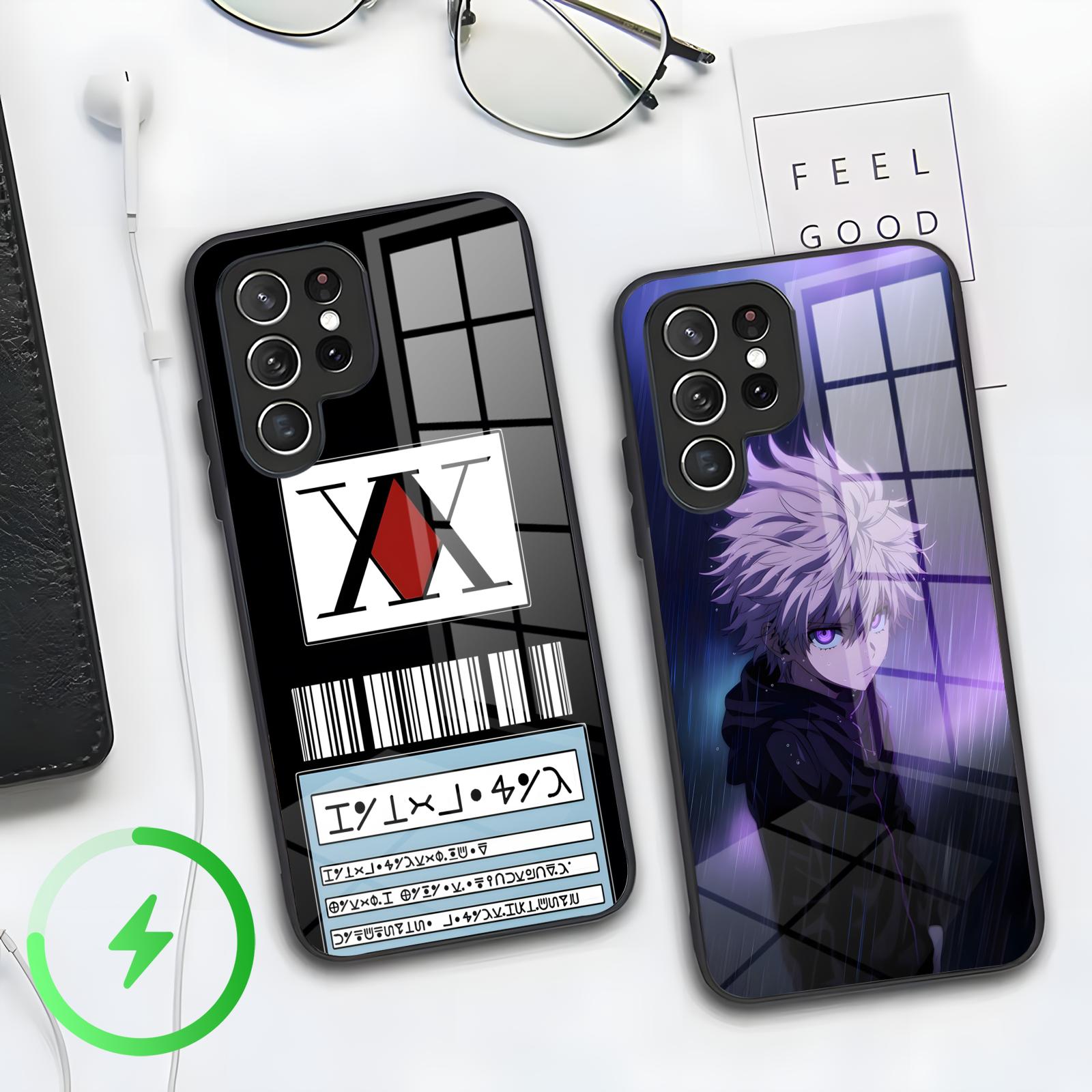 Phone Cases H&M - غطاء هاتف أنمي H-Hunter K-Killua لسامسونج