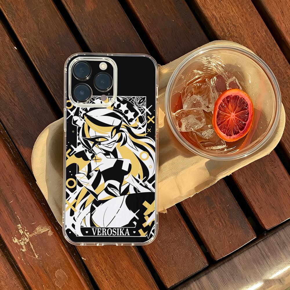 Phone Cases H&M - غطاء هاتف A-Hazbin h-Hotel-Alastor شفاف لهواتف