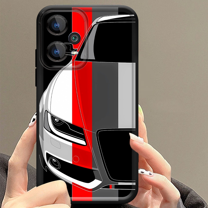 Phone Cases Xiaomi 15 - غطاء هاتف مطاطي ناعم بنمط سيارة
