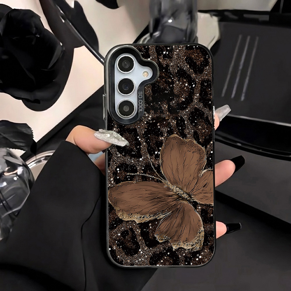 Phone Cases Galaxy A16 5G - غطاء حماية صلب بتصميم جلد الفهد