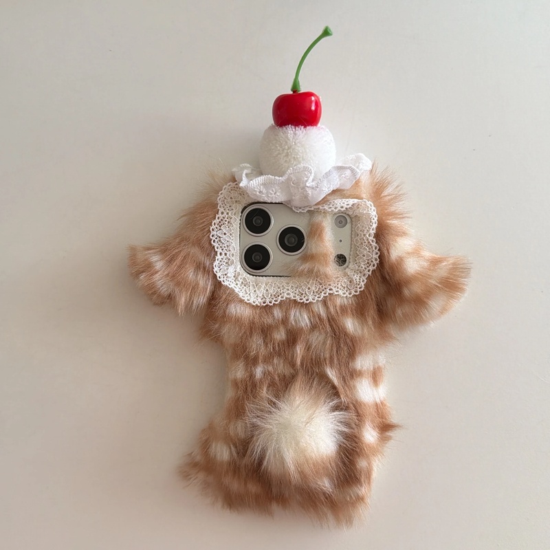 Phone Cases Iphone 13 - غطاء هاتف ناعم من الفرو على