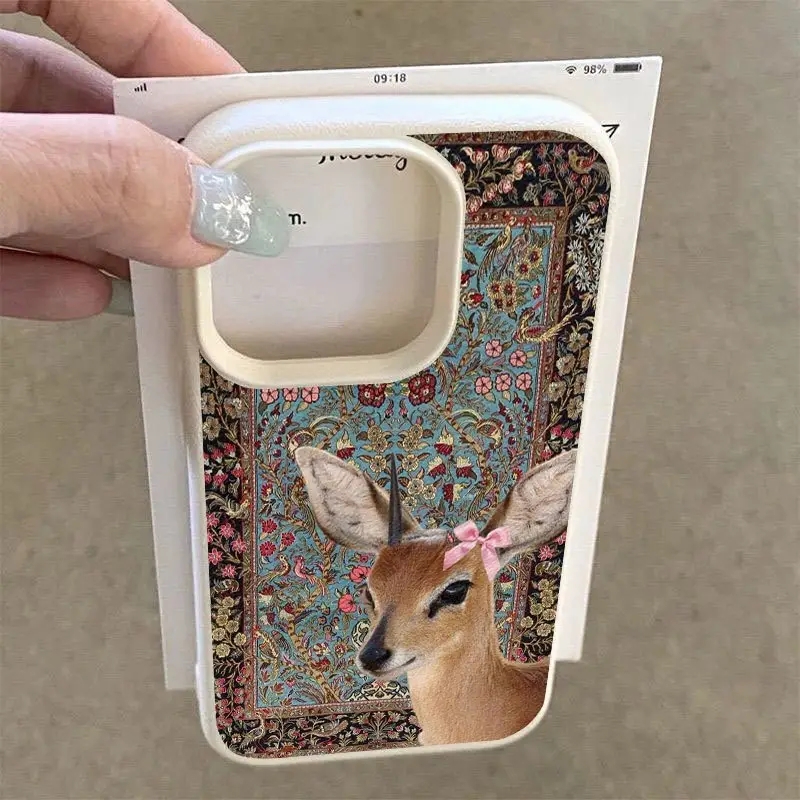 خمر الغزلان Lichee سيليكون نمط - مراجعة Phone Cases Xiaomi 15 وسعره