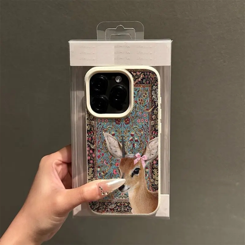 خمر الغزلان Lichee سيليكون نمط - مراجعة Phone Cases Xiaomi 15 وسعره