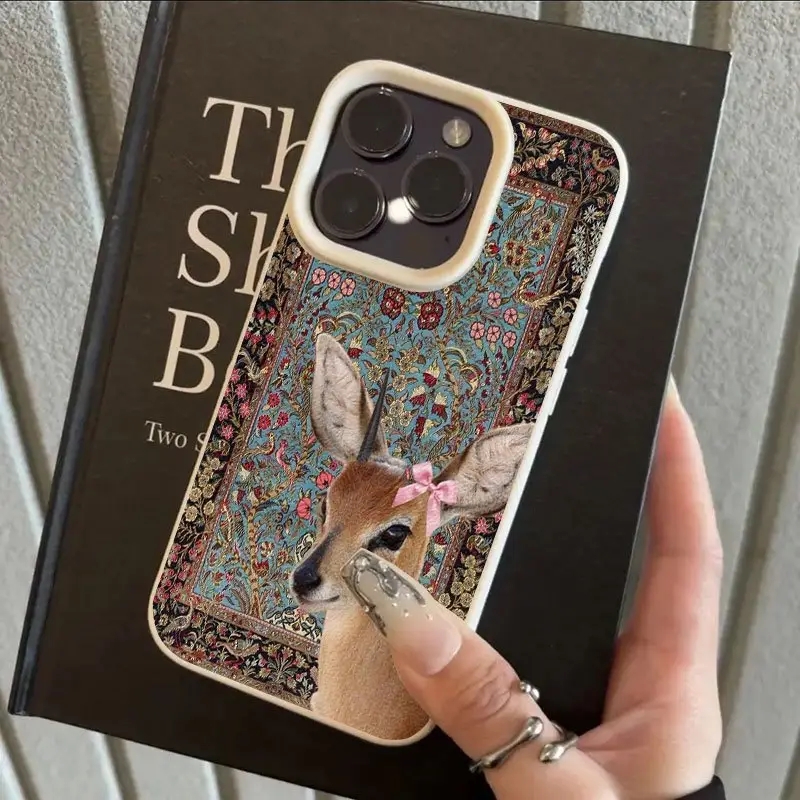 خمر الغزلان Lichee سيليكون نمط - مراجعة Phone Cases Xiaomi 15 وسعره