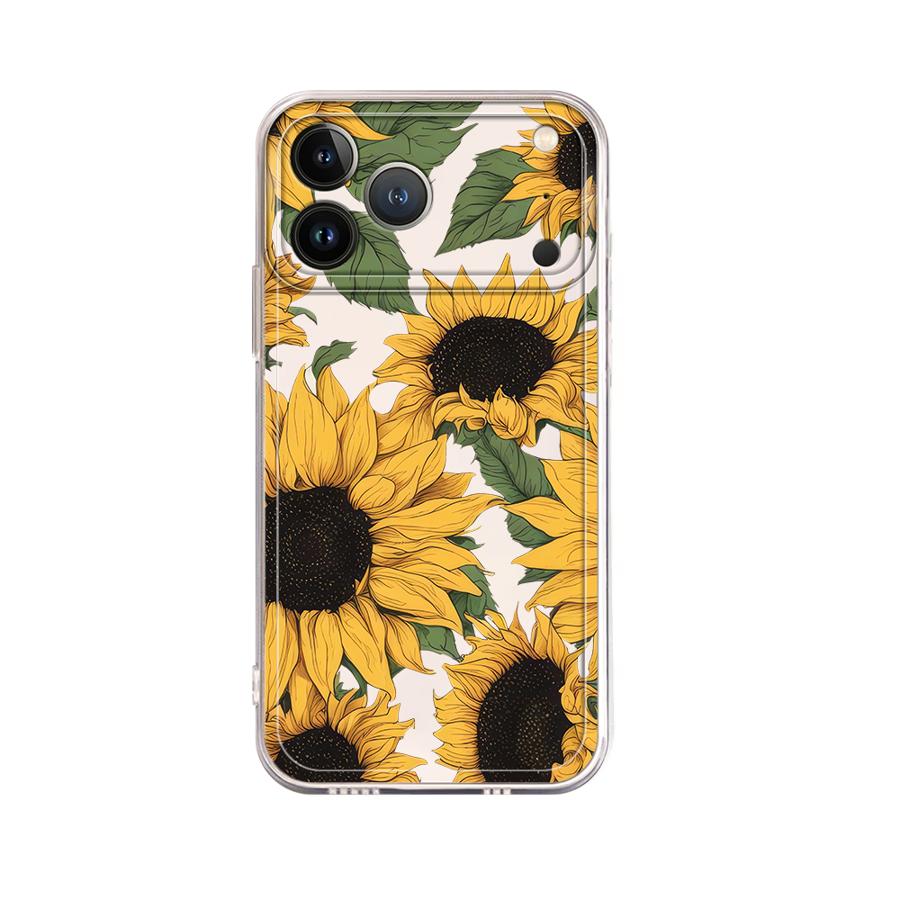 غطاء هاتف شفاف بنمط دوار الشمس - مراجعة Phone Cases Xr Iphone وسعره