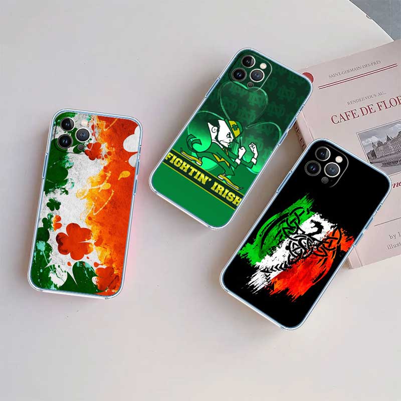 غطاء هاتف شفاف بتصميم علم أيرل - مراجعة Phone Cases Ireland وسعره