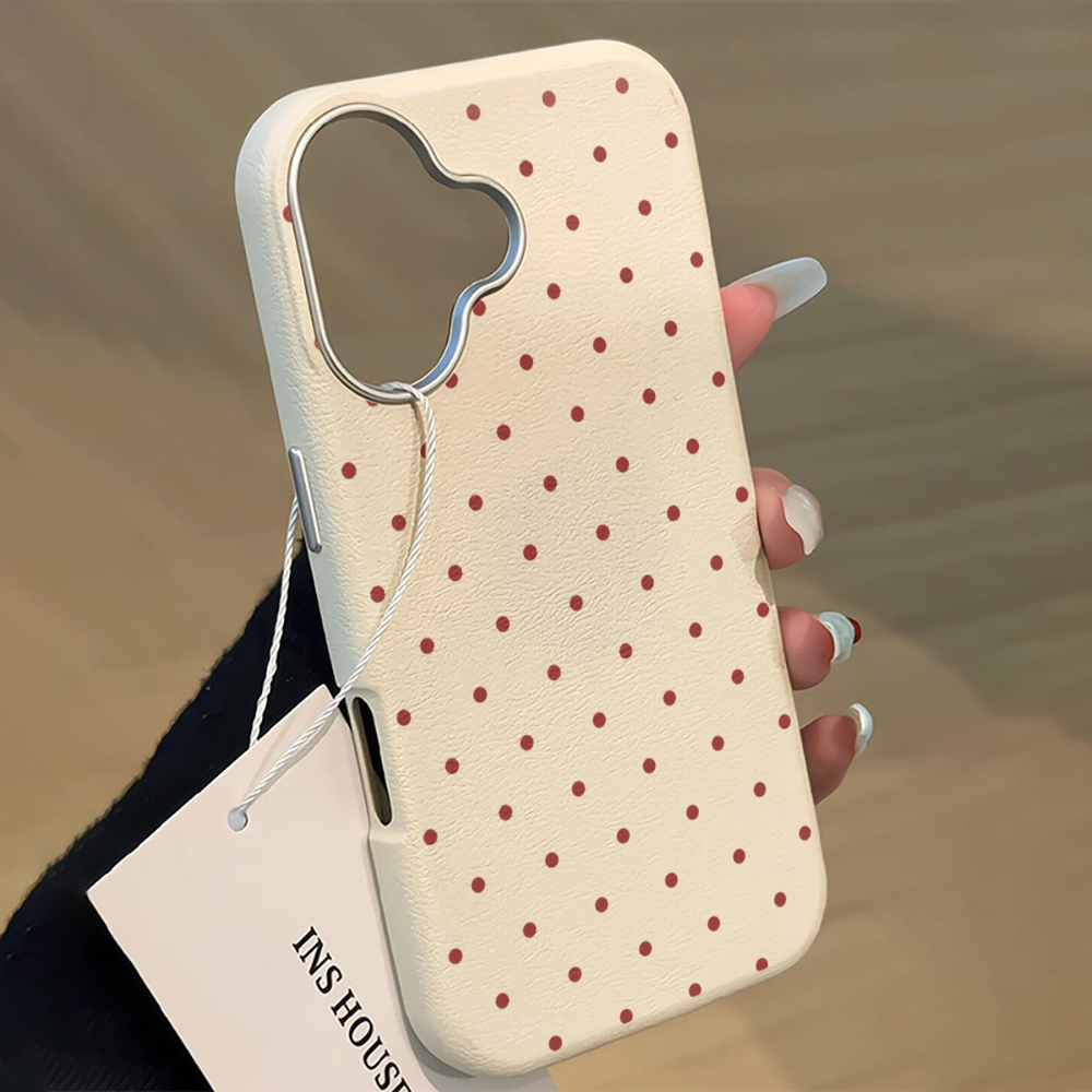 غطاء هاتف جميل بنقاط البولكا د - مراجعة Phone Cases Xiaomi 15 وسعره