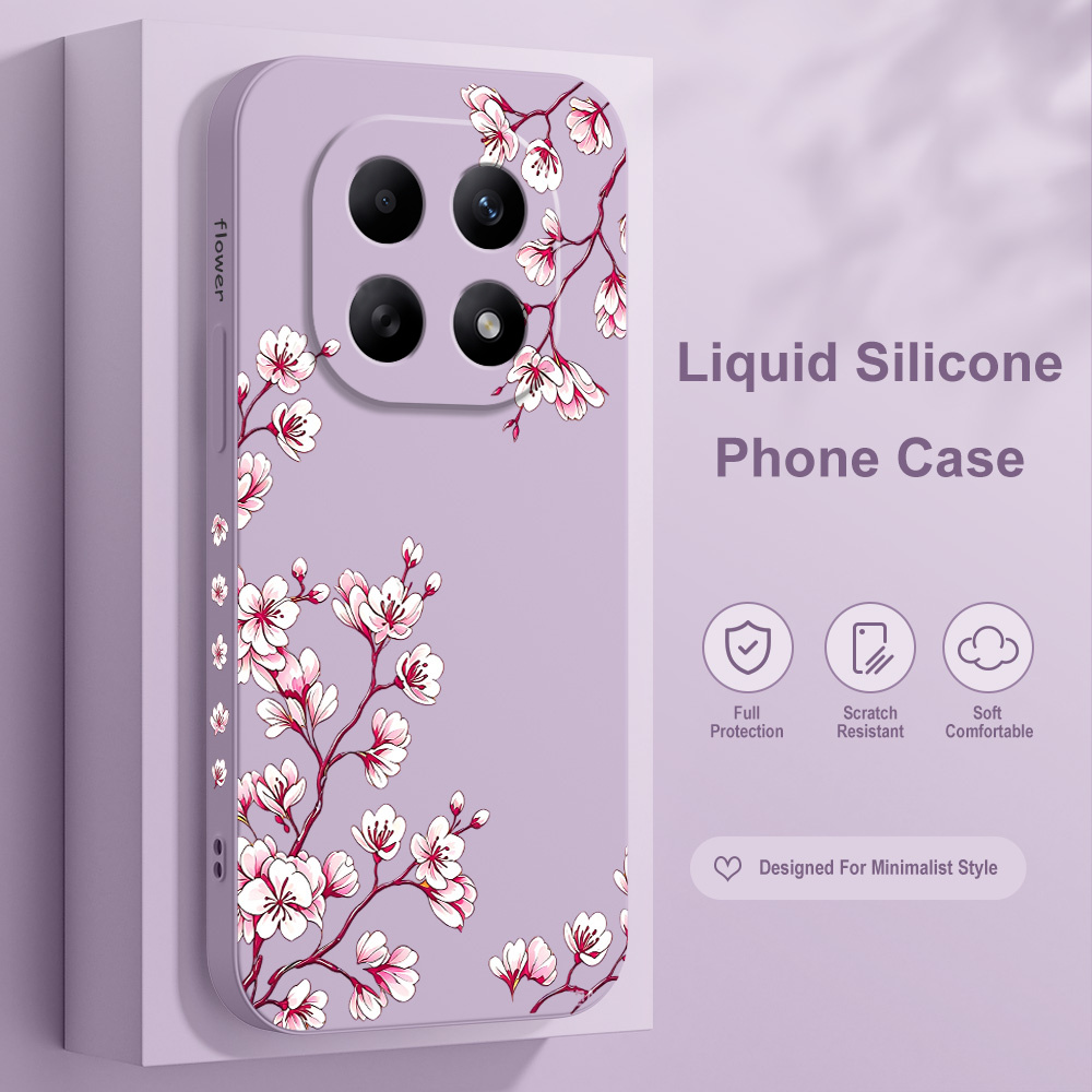 غطاء هاتف بتصميم أزهار الساكور - مراجعة Phone Cases Xiaomi 15 وسعره