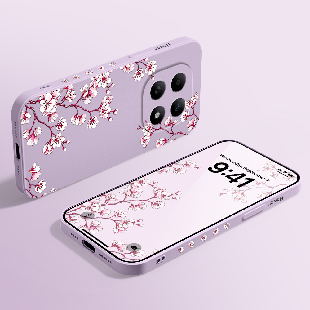 غطاء هاتف بتصميم أزهار الساكور - مراجعة Phone Cases Xiaomi 15 وسعره