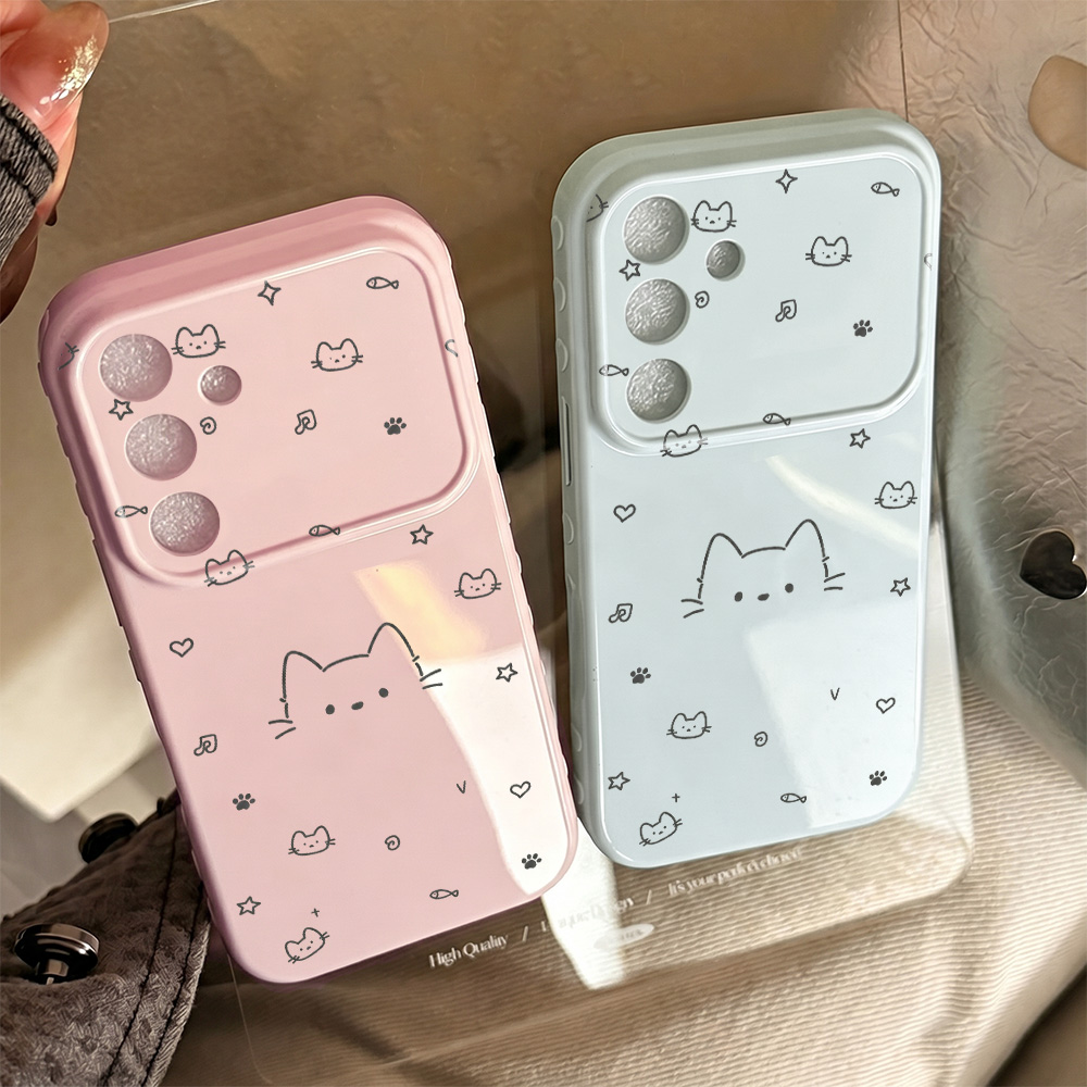 جراب هاتف بتصميم قطة لطيفة لهو - مراجعة Phone Cases Galaxy A16 5G وسعره