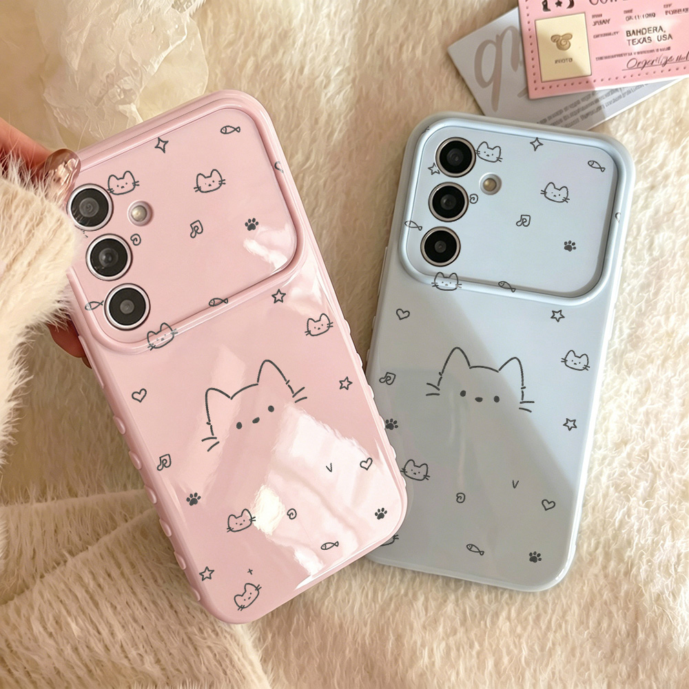 جراب هاتف بتصميم قطة لطيفة لهو - مراجعة Phone Cases Galaxy A16 5G وسعره